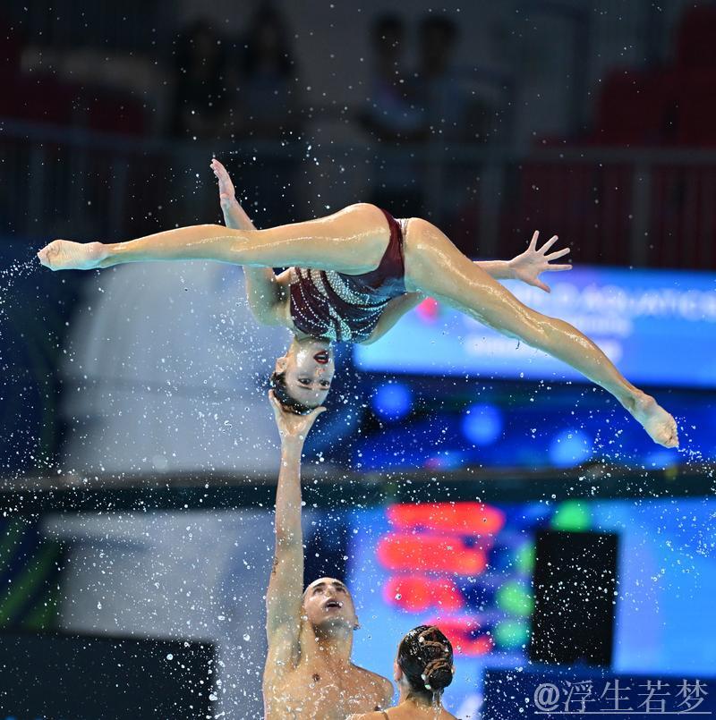 花样游泳世界杯总决赛:自由自选集体项目 花样游泳世界杯总决赛:自由自选集体项目